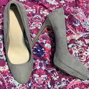 Gray Forever 21 Closed Toe Heels